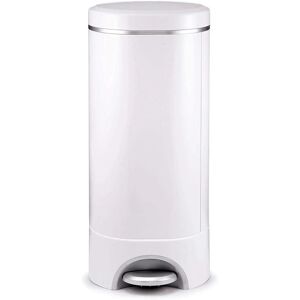 Munchkin Baby Step Diaper Pail Powered by Arm & Hammer, White - White
