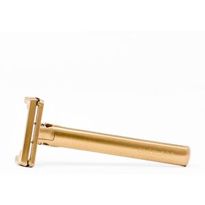 OneBlade Genesis - Luxury Stainless Steel Single-Edge Razor - k gold