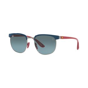 Ray-Ban RB3698M Scuderia Ferrari Collection 53 Unisex Sunglasses - Blue on Gunmetal