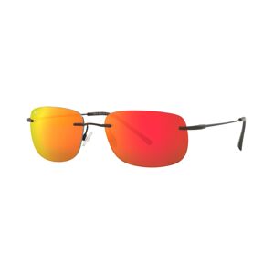 Maui Jim Unisex Polarized Sunglasses, MJ000670 Ohai 59 - Black Matte