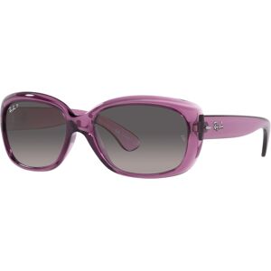 Ray-Ban Women's Polarized Sunglasses, RB4101 Jackie Ohh 58 - Transparent Violet