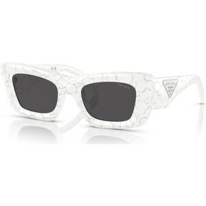 Prada Women's Sunglasses, Pr 13ZS - Matte White Marble