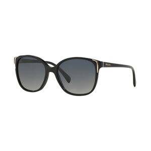 Prada Women's Polarized Sunglasses, Pr 01OS - Black/Grey