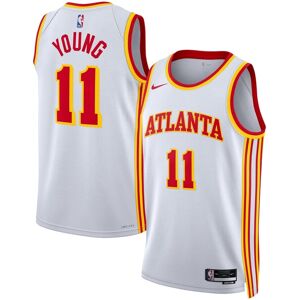 Men's and Women's Nike Trae Young Atlanta Hawks Swingman Jersey - White