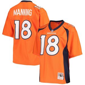 Women's Mitchell & Ness Peyton Manning Orange Denver Broncos Legacy Replica Player Jersey - Orange