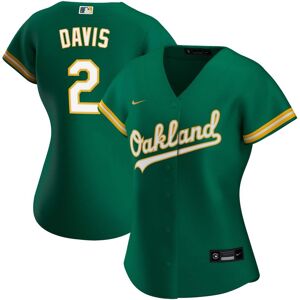 Nike Women's Khris Davis Green Oakland Athletics Alternate Replica Player Jersey - Green