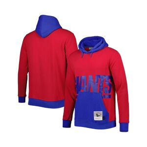 Men's Mitchell & Ness Red New York Giants Big Face 5.0 Pullover Hoodie - Red