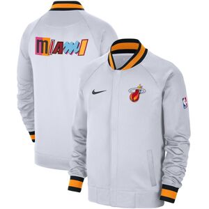 Nike Men's Nike White/Black Miami Heat 2022/23 City Edition Showtime Thermaflex Full-Zip Jacket - White, Black