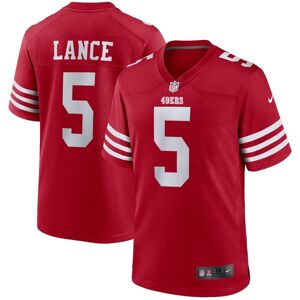 Men's Nike Trey Lance Scarlet San Francisco 49ers Game Player Jersey - Scarlet