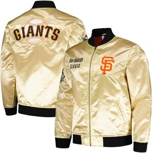 Men's Mitchell & Ness Gold San Francisco Giants Og 2.0 Lightweight Satin Full-Zip Jacket - Gold