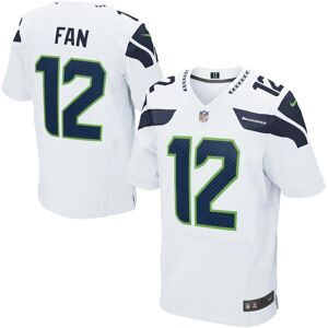 Nike Men's Seattle Seahawks 12s Nike White Elite Jersey - White