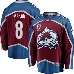 Men's Fanatics Cale Makar Burgundy Colorado Avalanche 2022 Stanley Cup Champions Breakaway Patch Player Jersey - Burgundy