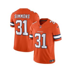 Men's Nike Justin Simmons Orange Denver Broncos Vapor F.u.s.e. Limited Jersey - Orange
