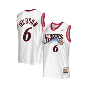 Mitchell & Ness Men's Mitchell & Ness Allen Iverson White Eastern Conference Hardwood Classics 2002 Nba All-Star Game Authentic Jersey - White