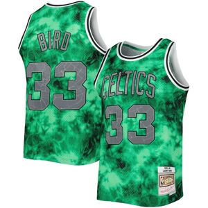 Men's Mitchell & Ness Larry Bird Kelly Green Boston Celtics 1985-86 Galaxy Swingman Jersey - Kelly Green