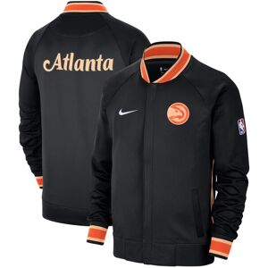 Nike Men's Nike Black, Orange Atlanta Hawks 2022/23 City Edition Showtime Thermaflex Full-Zip Jacket - Black, Orange