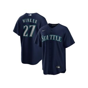 Nike Men's Nike Jesse Winker Navy Seattle Mariners Alternate Replica Player Jersey - Navy