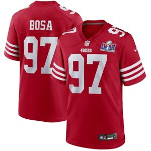 Men's Nike Nick Bosa Scarlet San Francisco 49ers Super Bowl Lviii Game Jersey - Scarlet