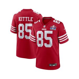 Men's Nike George Kittle Scarlet San Francisco 49ers Super Bowl Lviii Game Jersey - Scarlet