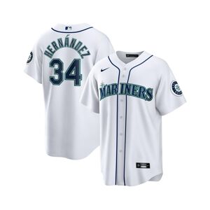 Nike Men's Nike Felix Hernandez White Seattle Mariners 2023 Hall of Fame Home Replica Player Jersey - White