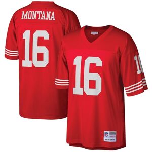 Mitchell & Ness Men's Joe Montana Scarlet San Francisco 49ers Legacy Replica Jersey - Scarlet