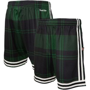 Mitchell & Ness Men's Mitchell Ness x Uninterrupted Kelly Green and Black Boston Celtics Hardwood Classics Swingman Shorts - Kelly Green, Black