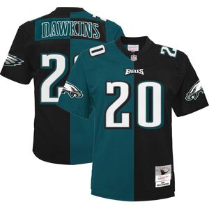 Mitchell & Ness Men's Mitchell & Ness Brian Dawkins Midnight Green and Black Philadelphia Eagles Big and Tall Split Legacy Retired Player Replica Jersey - Green, Blac