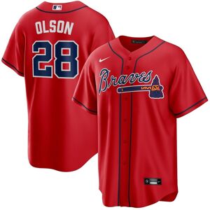 Nike Men's Nike Matt Olson Red Atlanta Braves Alternate Replica Player Jersey - Red