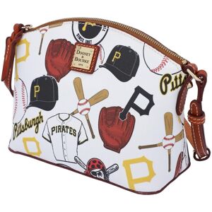 Dooney & Bourke Women's Dooney & Bourke Pittsburgh Pirates Gameday Suki Crossbody with Medium Wristlet - White