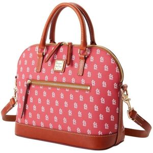 Dooney & Bourke Women's Dooney & Bourke St. Louis Cardinals Signature Domed Zip Satchel Purse - Cardinal