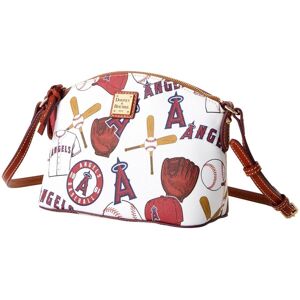 Dooney & Bourke Women's Dooney & Bourke Los Angeles Angels Gameday Suki Crossbody with Medium Wristlet - White