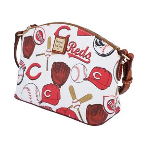 Dooney & Bourke Women's Dooney & Bourke Cincinnati Reds Gameday Suki Crossbody with Medium Wristlet - White