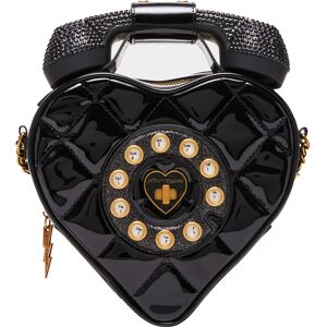 Betsey Johnson Phone Tag Crossbody - Black