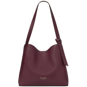 Kate Spade New York Knott Pebbled Leather Large Shoulder Bag - Deep Cherry