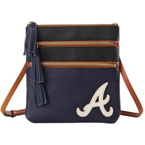 Dooney & Bourke Atlanta Braves Infield Triple Zip Crossbody Purse