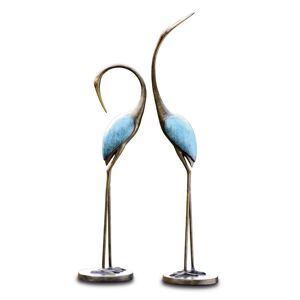 Spi Home Stylized Crane Sculpture, Pair - Multi