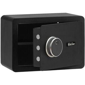 Slickblue 2-Layer Security Safe Deposit Box with Inner Led Light - Black