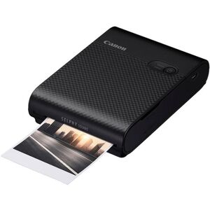 Canon Selphy Square QX10 Compact Photo Printer (Black) - Black