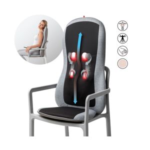 Sharper Image Smart-sense Shiatsu Realtouch Chair Pad - Grey