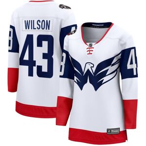 Fanatics Women's Fanatics Tom Wilson White Washington Capitals 2023 Nhl Stadium Series Breakaway Player Jersey - White