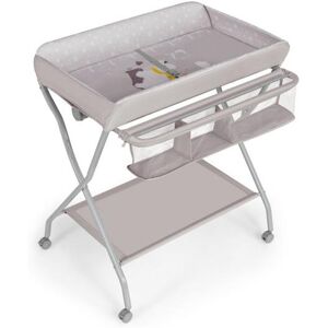 Slickblue Baby Changing Table with Safety Belt and 4-side Defense - Grey