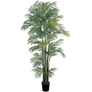 Nearly Natural 7' Areca Faux Silk Palm Tree - Green