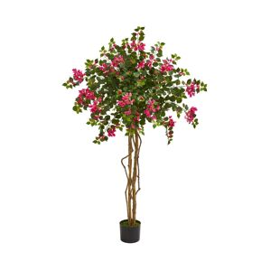 Nearly Natural 5.5' Bougainvillea Artificial Tree - Pink