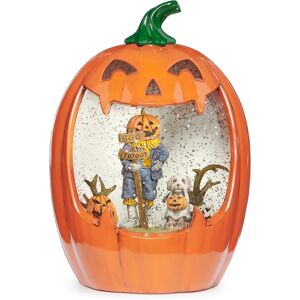 Roman Lighted Swirl Jack-o- Lantern - Multi Color