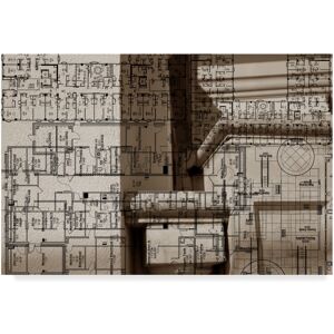 Trademark Global Sisa Jasper Architecture Drawing Iv Canvas Art - 37