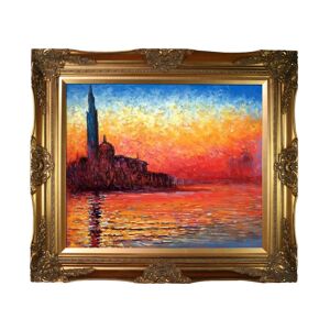 La Pastiche By Overstockart San Giorgio Maggiore By Twilight with Victorian Frame, 28