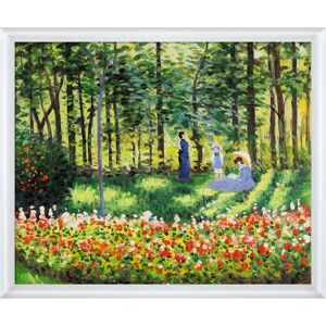 La Pastiche By Overstockart La Famille D'Artiste with Moderne Blanc Frame, 22.75