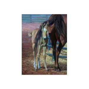 Trademark Global Jack Sorenson Horses Bad Hair Day Canvas Art - 20