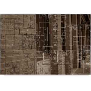 Trademark Global Sisa Jasper Architecture Drawing Iii Canvas Art - 20