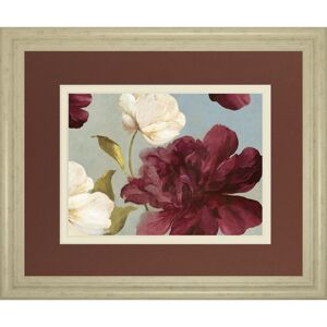 Classy Art Deep Peonies Ii by Asia Jensen Framed Print Wall Art, 34